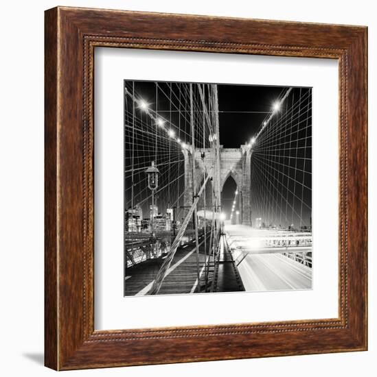 Brooklyn Bridge, Study 1, New York City, 2013-Marcin Stawiarz-Framed Art Print