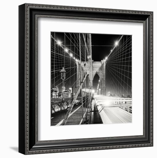 Brooklyn Bridge, Study 1, New York City, 2013-Marcin Stawiarz-Framed Art Print