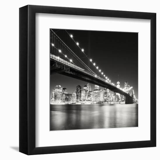 Brooklyn Bridge, Study 3, New York City, 2013-Marcin Stawiarz-Framed Art Print