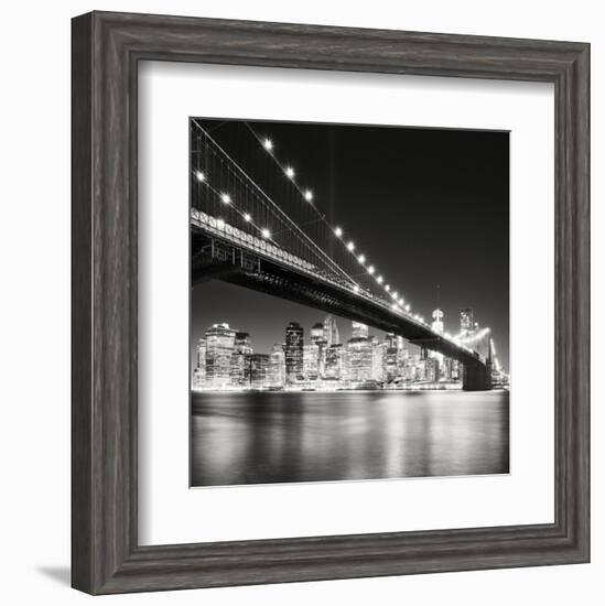 Brooklyn Bridge, Study 3, New York City, 2013-Marcin Stawiarz-Framed Art Print