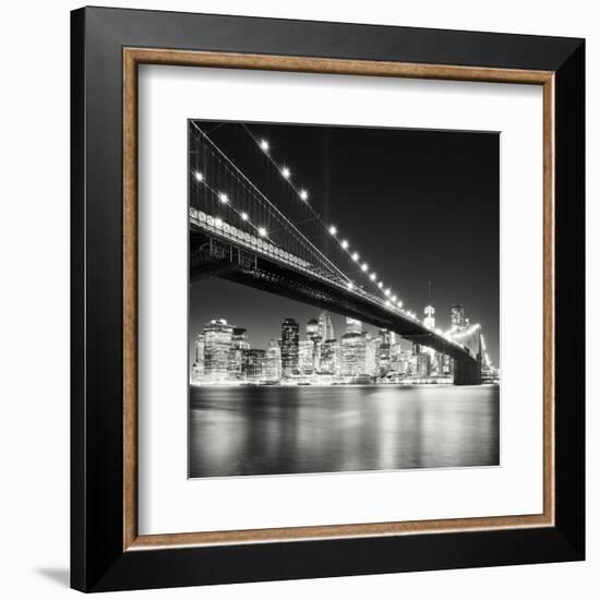 Brooklyn Bridge, Study 3, New York City, 2013-Marcin Stawiarz-Framed Art Print