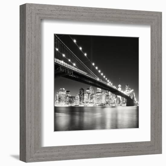 Brooklyn Bridge, Study 3, New York City, 2013-Marcin Stawiarz-Framed Art Print