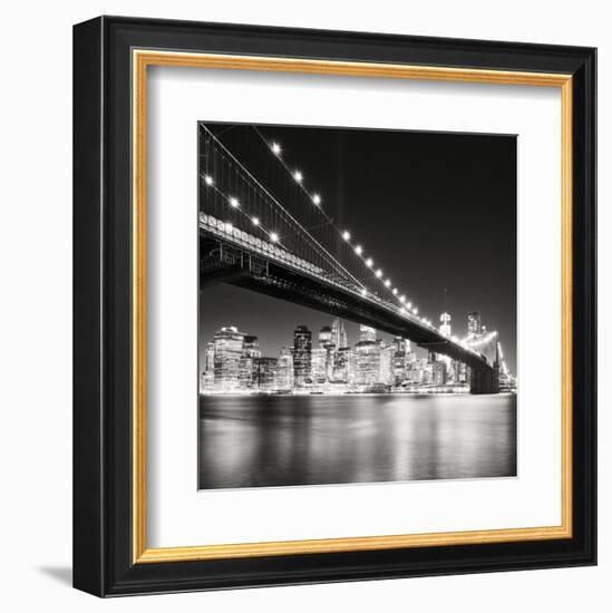 Brooklyn Bridge, Study 3, New York City, 2013-Marcin Stawiarz-Framed Art Print