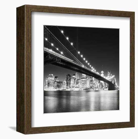 Brooklyn Bridge, Study 3, New York City, 2013-Marcin Stawiarz-Framed Art Print