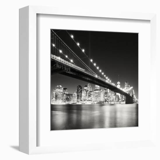 Brooklyn Bridge, Study 3, New York City, 2013-Marcin Stawiarz-Framed Art Print