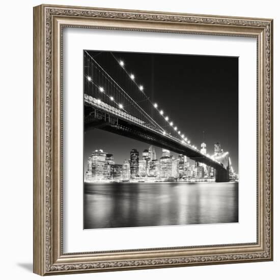 Brooklyn Bridge, Study 3, New York City, 2013-Marcin Stawiarz-Framed Art Print