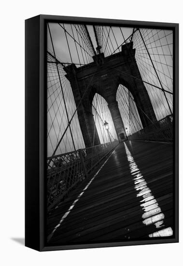 Brooklyn Bridge Study I-Moises Levy-Framed Premier Image Canvas