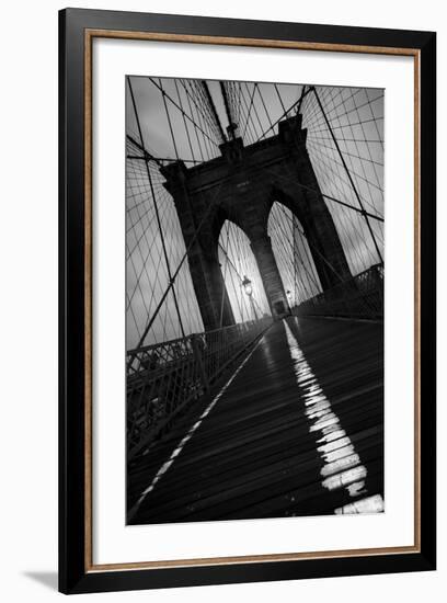 Brooklyn Bridge Study I-Moises Levy-Framed Photographic Print