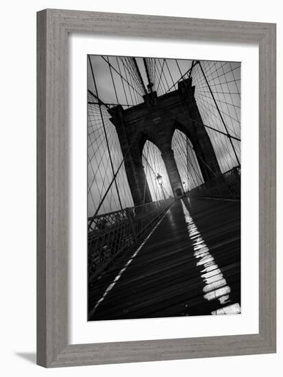 Brooklyn Bridge Study I-Moises Levy-Framed Photographic Print