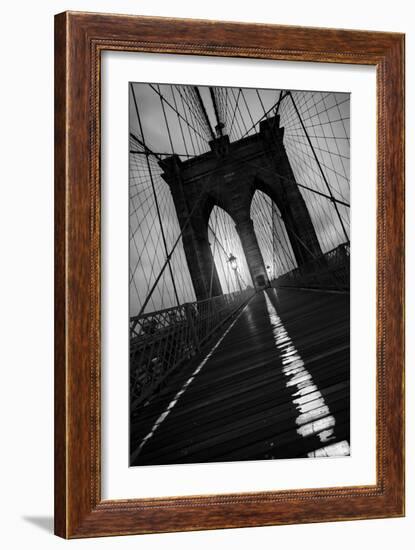 Brooklyn Bridge Study I-Moises Levy-Framed Photographic Print