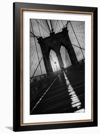 Brooklyn Bridge Study I-Moises Levy-Framed Photographic Print