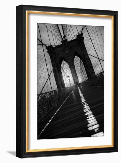 Brooklyn Bridge Study I-Moises Levy-Framed Photographic Print