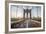 Brooklyn Bridge Sunrise-Alan Copson-Framed Giclee Print