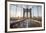 Brooklyn Bridge Sunrise-Alan Copson-Framed Giclee Print