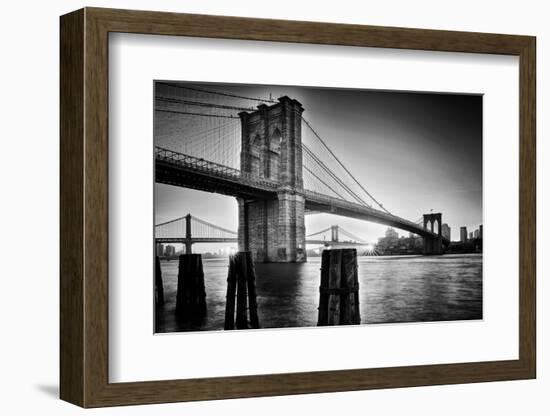 Brooklyn Bridge Sunrise-Martin Froyda-Framed Photographic Print