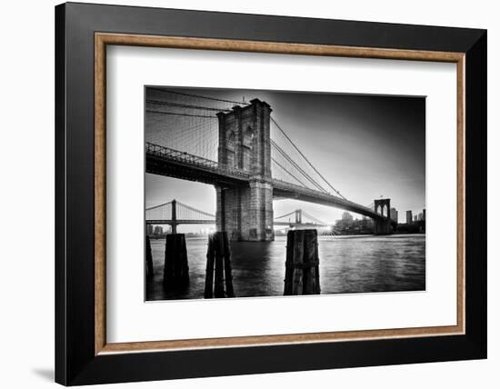 Brooklyn Bridge Sunrise-Martin Froyda-Framed Photographic Print