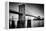 Brooklyn Bridge Sunrise-Martin Froyda-Framed Premier Image Canvas