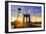 Brooklyn Bridge Sunset New York Manhattan Skyline NY NYC USA-holbox-Framed Photographic Print