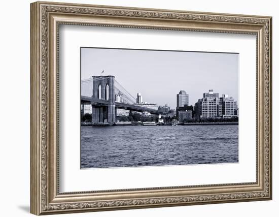 Brooklyn Bridge - The Watchtower - Manhattan - New York City - United States-Philippe Hugonnard-Framed Photographic Print