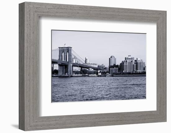 Brooklyn Bridge - The Watchtower - Manhattan - New York City - United States-Philippe Hugonnard-Framed Photographic Print