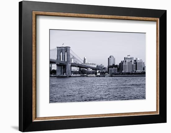 Brooklyn Bridge - The Watchtower - Manhattan - New York City - United States-Philippe Hugonnard-Framed Photographic Print