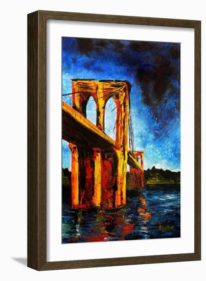 Brooklyn Bridge to Utopia, 2009-Patricia Brintle-Framed Giclee Print