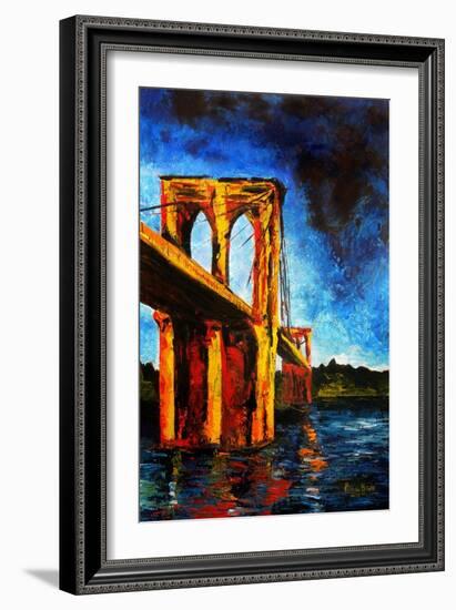 Brooklyn Bridge to Utopia, 2009-Patricia Brintle-Framed Giclee Print