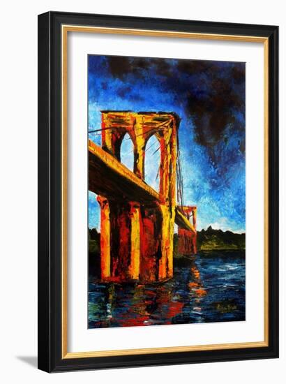 Brooklyn Bridge to Utopia, 2009-Patricia Brintle-Framed Giclee Print