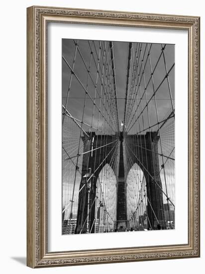 Brooklyn Bridge Tones-Jessica Jenney-Framed Photographic Print