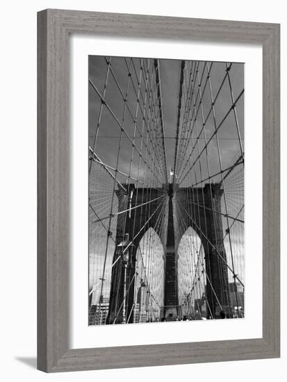 Brooklyn Bridge Tones-Jessica Jenney-Framed Photographic Print