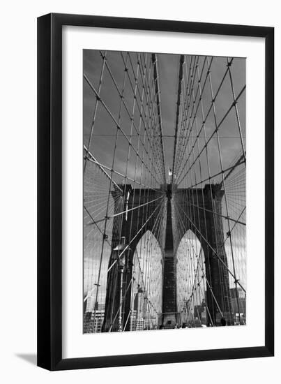 Brooklyn Bridge Tones-Jessica Jenney-Framed Photographic Print