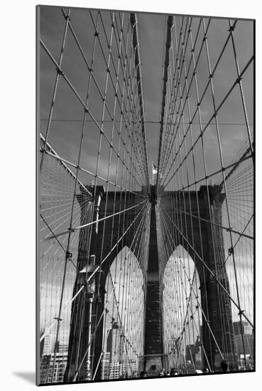 Brooklyn Bridge Tones-Jessica Jenney-Mounted Photographic Print