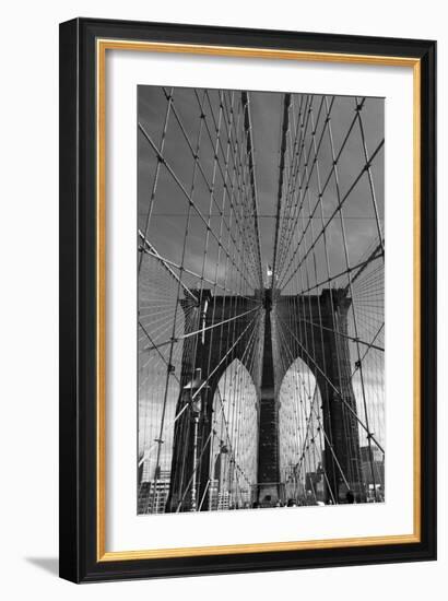 Brooklyn Bridge Tones-Jessica Jenney-Framed Photographic Print