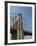 Brooklyn Bridge Tower and Lower Manhattan-Tom Grill-Framed Photographic Print