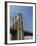 Brooklyn Bridge Tower and Lower Manhattan-Tom Grill-Framed Photographic Print