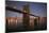 Brooklyn Bridge Twilight-Chris Bliss-Mounted Photographic Print