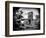 Brooklyn Bridge View of Brooklyn Park, B/W, Manhattan, New York, United States-Philippe Hugonnard-Framed Photographic Print