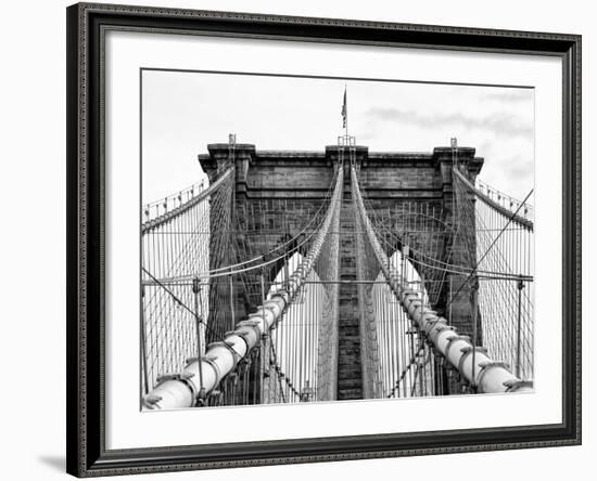 Brooklyn Bridge View-Philippe Hugonnard-Framed Photographic Print