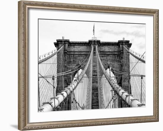 Brooklyn Bridge View-Philippe Hugonnard-Framed Photographic Print