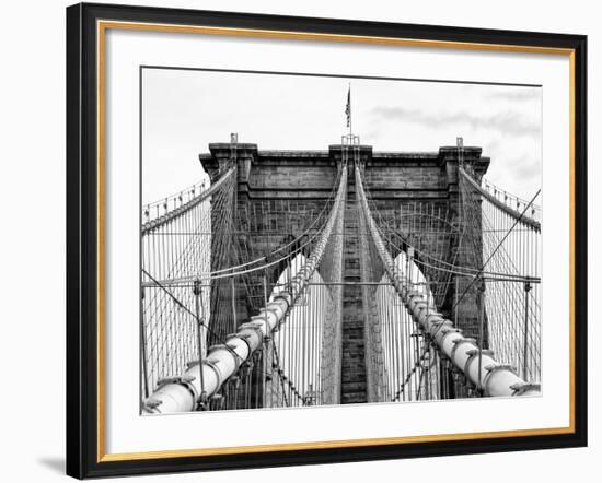 Brooklyn Bridge View-Philippe Hugonnard-Framed Photographic Print