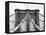 Brooklyn Bridge View-Philippe Hugonnard-Framed Premier Image Canvas