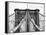 Brooklyn Bridge View-Philippe Hugonnard-Framed Premier Image Canvas