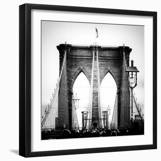 Brooklyn Bridge View-Philippe Hugonnard-Framed Photographic Print