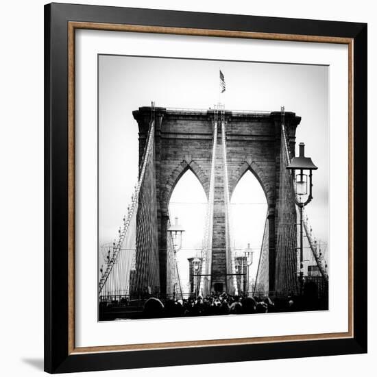 Brooklyn Bridge View-Philippe Hugonnard-Framed Photographic Print