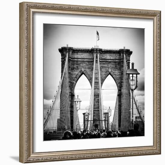 Brooklyn Bridge View-Philippe Hugonnard-Framed Photographic Print