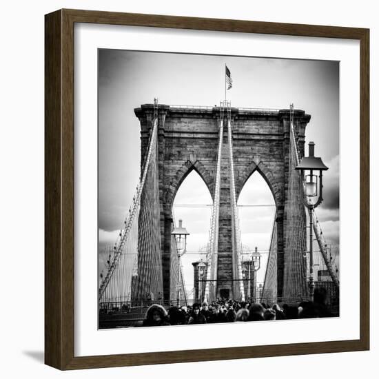 Brooklyn Bridge View-Philippe Hugonnard-Framed Photographic Print