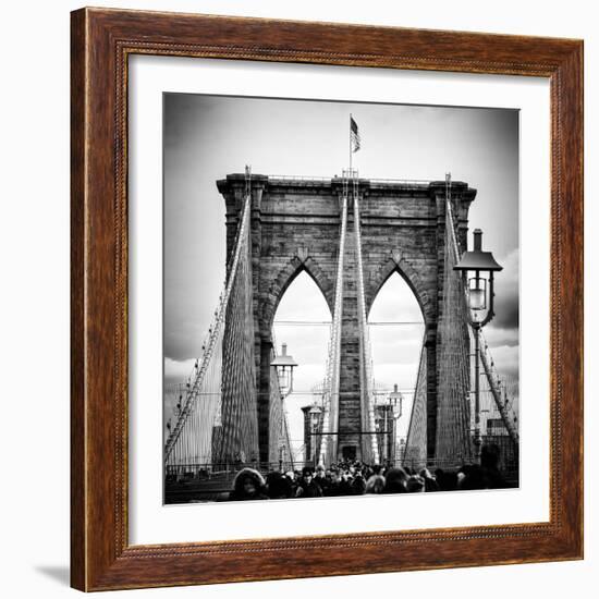 Brooklyn Bridge View-Philippe Hugonnard-Framed Photographic Print