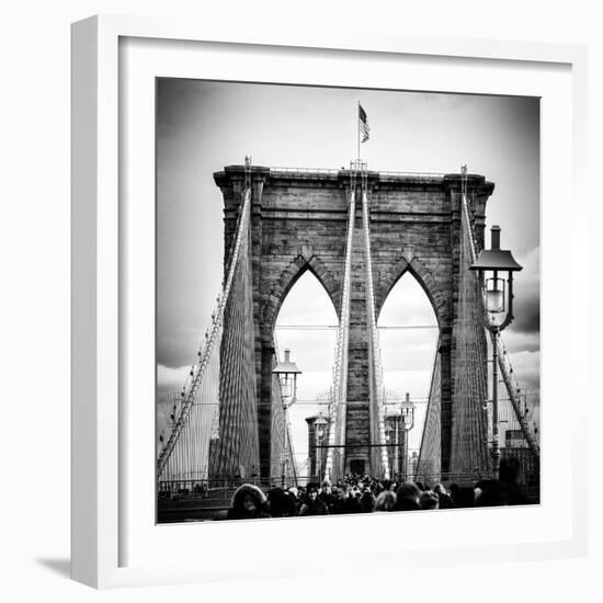 Brooklyn Bridge View-Philippe Hugonnard-Framed Photographic Print