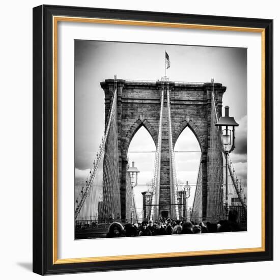 Brooklyn Bridge View-Philippe Hugonnard-Framed Photographic Print