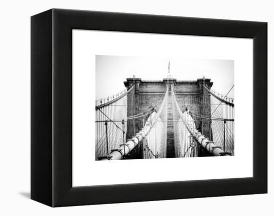 Brooklyn Bridge View-Philippe Hugonnard-Framed Stretched Canvas